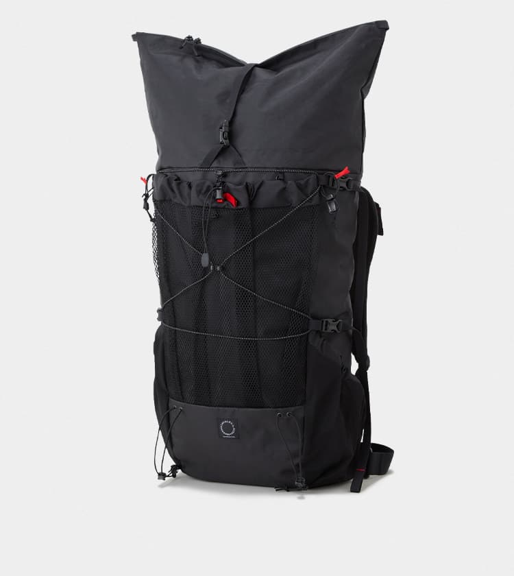 山と道 three 薄く 3 バックパック ネイビー メッシュ M ザック 登山