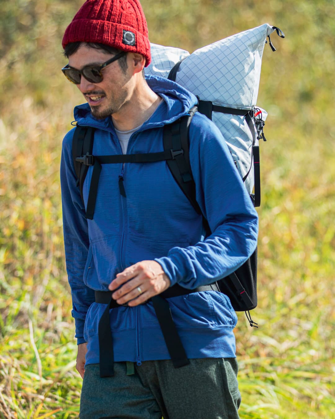 100% Merino Zip Hoody | 山と道 U.L. HIKE & BACKPACKING