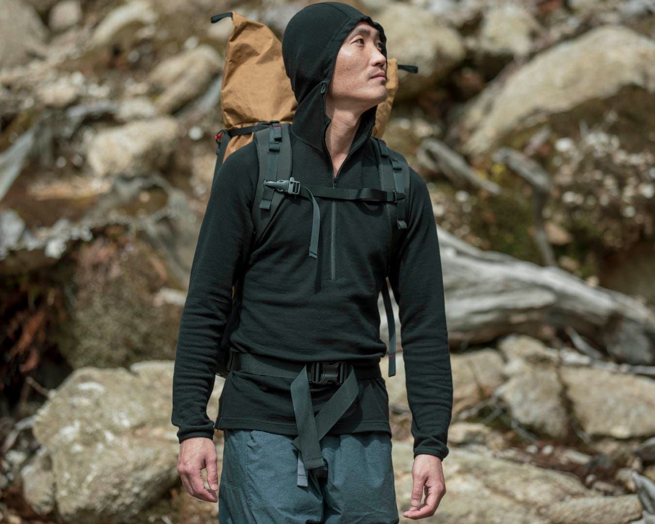 DF Mesh Merino Hoody | 山と道 U.L. HIKE & BACKPACKING