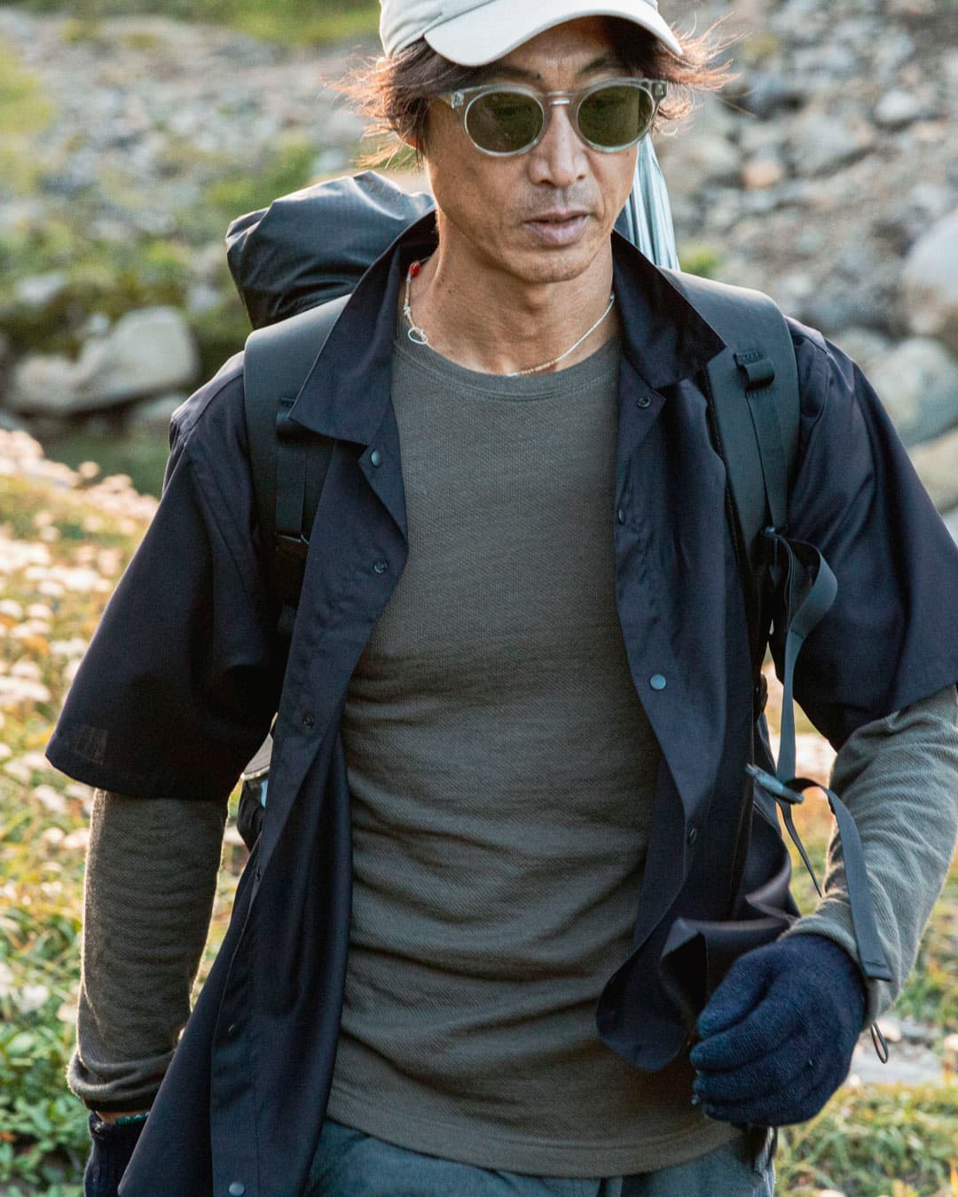 DF Mesh Merino Long Sleeve | Yamatomichi U.L. HIKE & BACKPACKING
