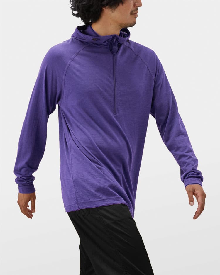 100% Merino Light Hoody | 山と道 U.L. HIKE & BACKPACKING