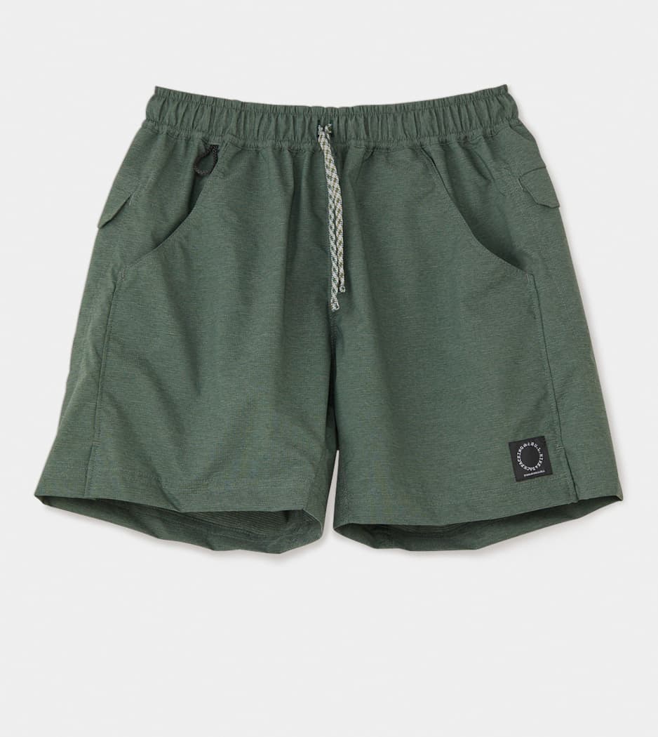 山と道 5-Pocket Shorts Long Men Green L