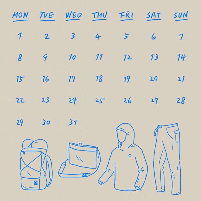 Annual release schedule<br>of our products