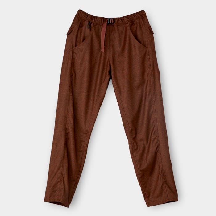 Merino 5-Pocket Pants (Men)<br>Brick Color for Men Only<br>For Sale Oct 26, 18:00 JST