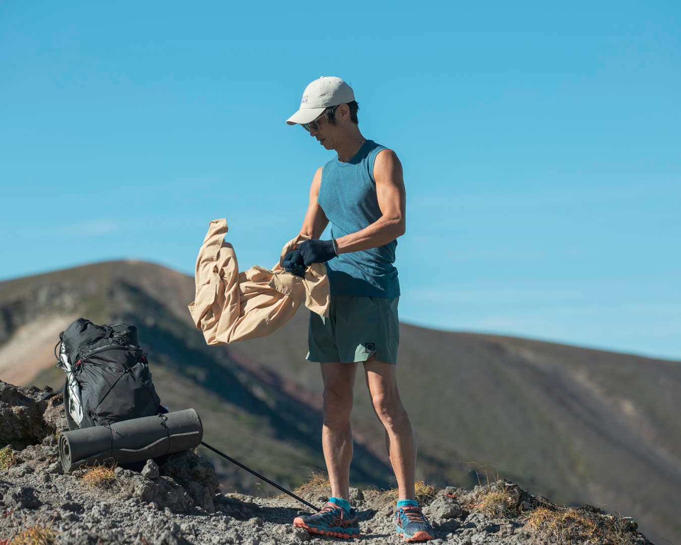 DF Mesh Merino Sleeveless   山と道 U.L. HIKE & BACKPACKING