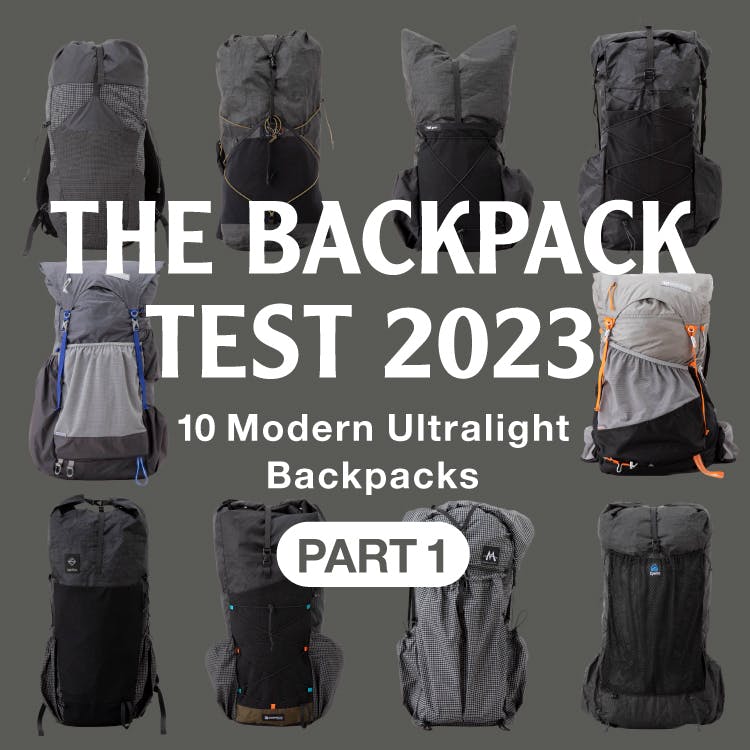 THE BACKPACK TEST 2023<br>10 Modern Ultralight backpacks – Part 1