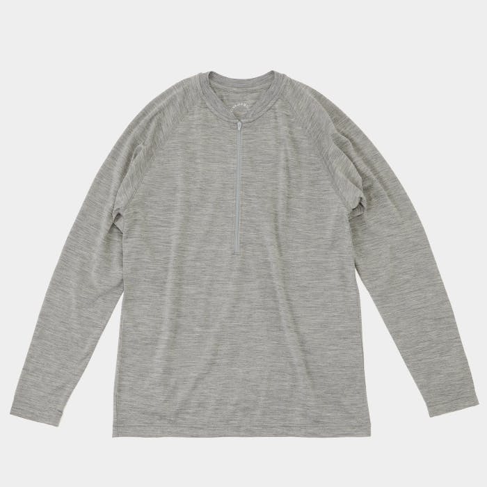 100% Merino Light Long Sleeve Zip<br><s>ON SALE FROM AUG. 25, 18:00 (JST).</s>SOLD OUT