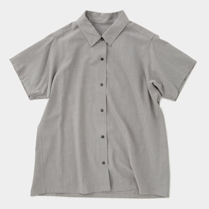 Bamboo Short Sleeve Shirt (WOMEN)<br><strike>ON SALE FROM APR. 22, 18:00 (JST).</strike>SOLD OUT